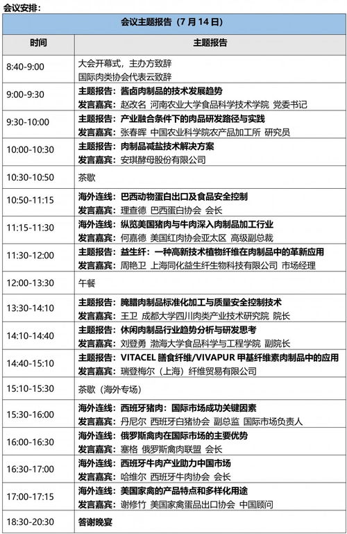 2021第五屆肉類加工與新產品開發技術研討會 匯聚前沿智慧，引領行業創新